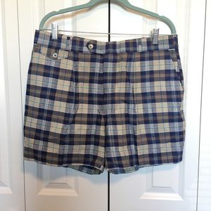 Rare Vintage 60s Reyn’s Hawaiian Islands Cotton Plaid Shorts 36